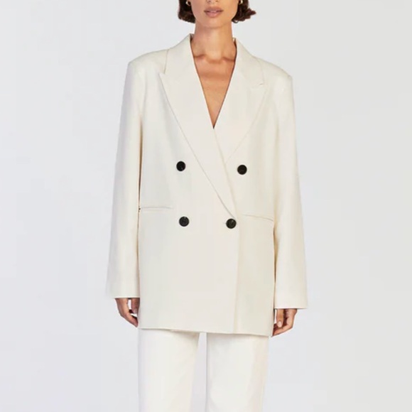DISSH BECKHAM CREAM BLAZER - Picture 1 of 7